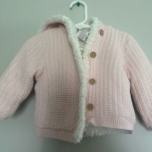 Tommy Bahama Bear Hoodie Knit Baby Cardigan